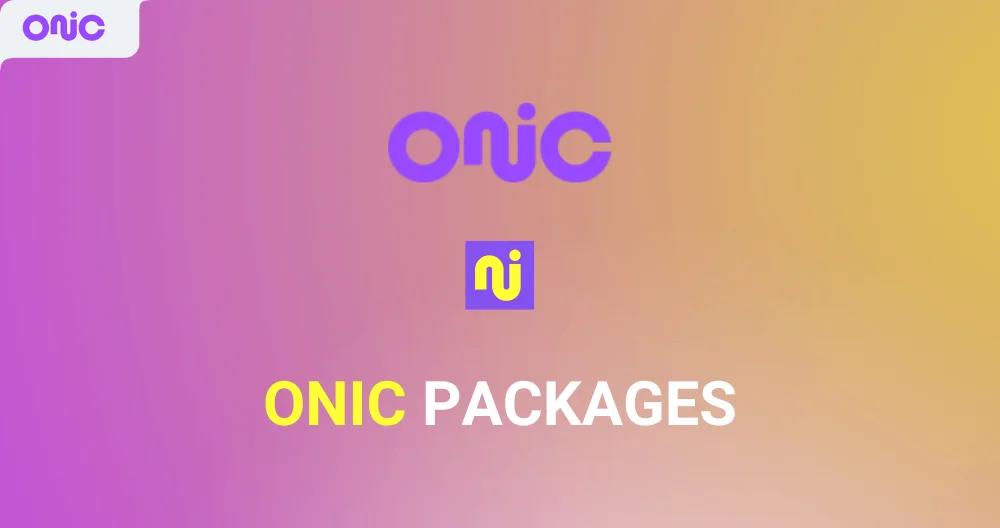 Onic sim internet packages