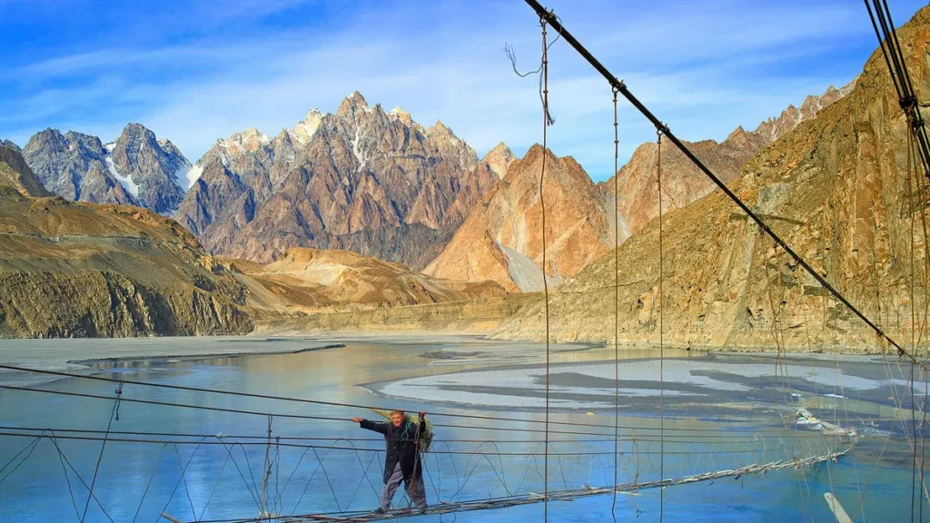 Current State Of The hussani suspension  Bridge