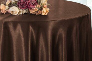 brown table cloth