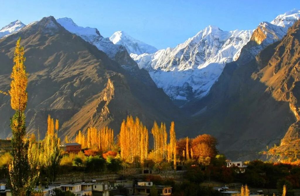 Autumn in Hunza: Golden Trees, Peaceful Skies – Witness in 2025