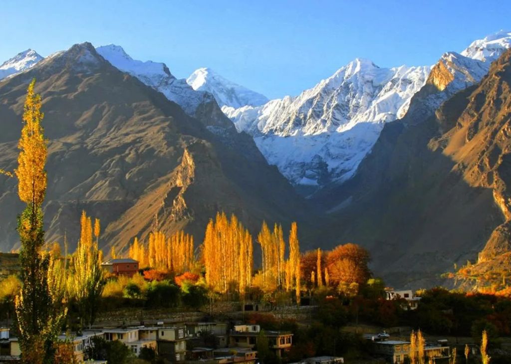 Autumn in Hunza: Golden Trees, Peaceful Skies – Witness in 2025